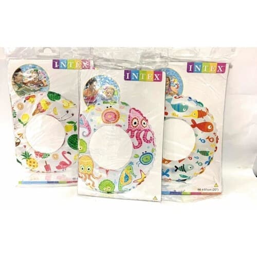 Lively Print Swim Ring - Set Of 3