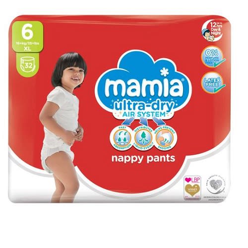Nappy Pants -  Size 6 - Xl - 32 count