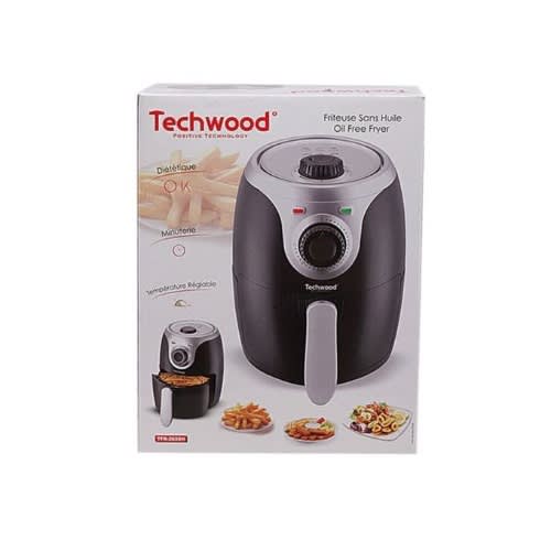 Techwood 2L Air Fryer With 360° Heating Rotation