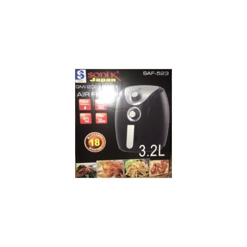 3.2l Air Fryer With 360° Heating Rotation & Non Stick - 1400W