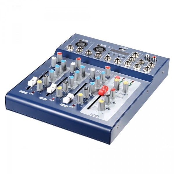 4 Channels Mixer with USB