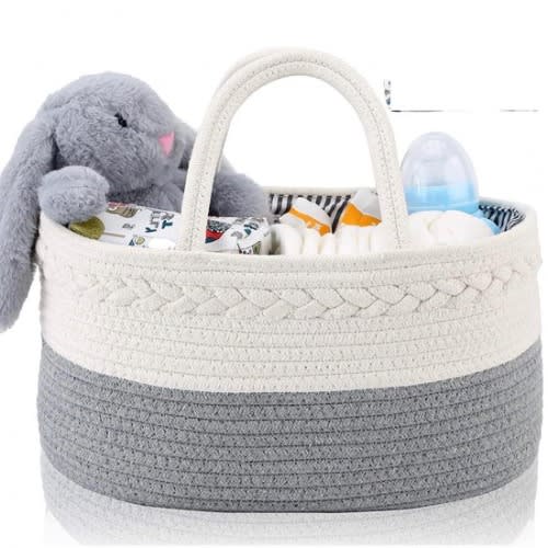 Diaper Caddy, Grey