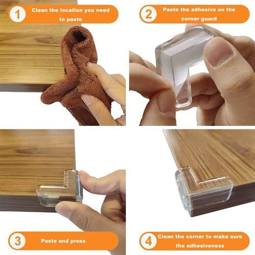 CalMyotis - Corner Protector For Baby - 24 Pack