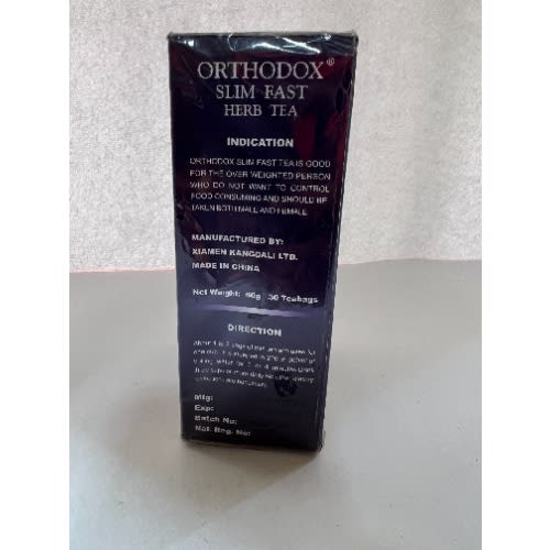 Orthodox Slim Fast Herb Tea - 40Teabags