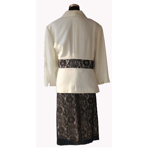 Isabella Lace Up Skirt Suit
