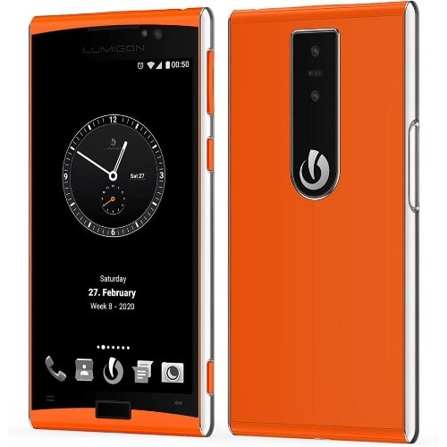 Lumigon T3  -128GB ROM -3GB RAM - Orange-4k Camera- Water Resistant