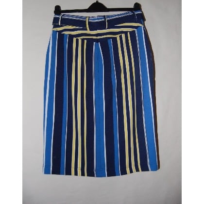 Striped Skirt - Blue & Yellow