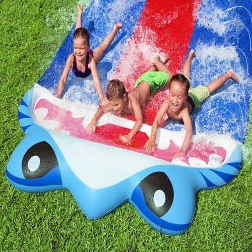 H2ogo Splashy Shark Slide 488cm - Water Slides & Blobz