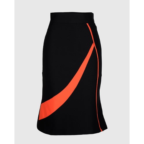 Multipurpose Skirt - Black And Orange