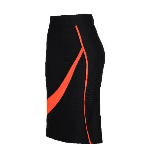 Multipurpose Skirt - Black And Orange