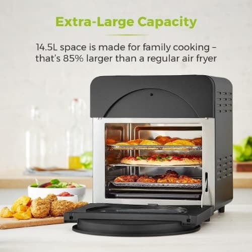 Vortx Xl 5-in-1 Digital Air Fryer Oven With Rapid Air Circulation - 14.5L