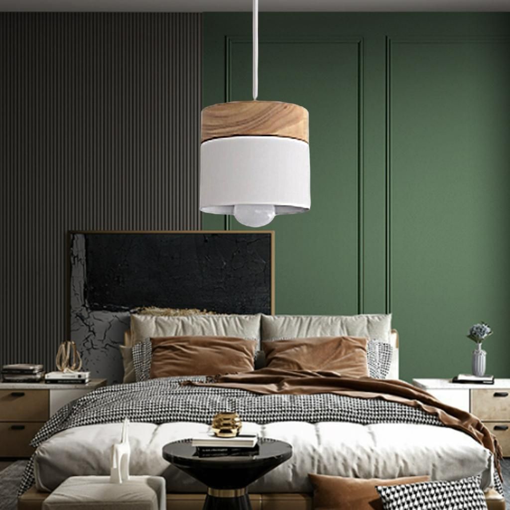 Kitchen Pendant Light Wood Pendant Lighting Home Modern Ceiling White