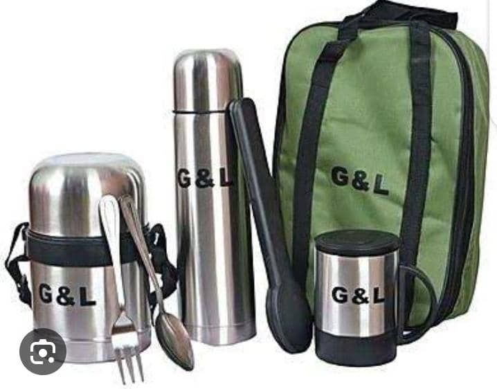 Quality Stainless Steel Flask Set 24 Hours Hot