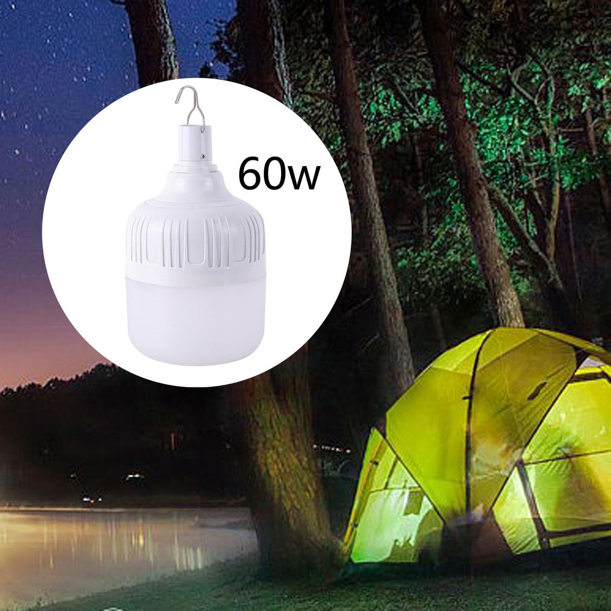 Hanging USB LED Light Bulb Tent Lamp Energy Saving Night