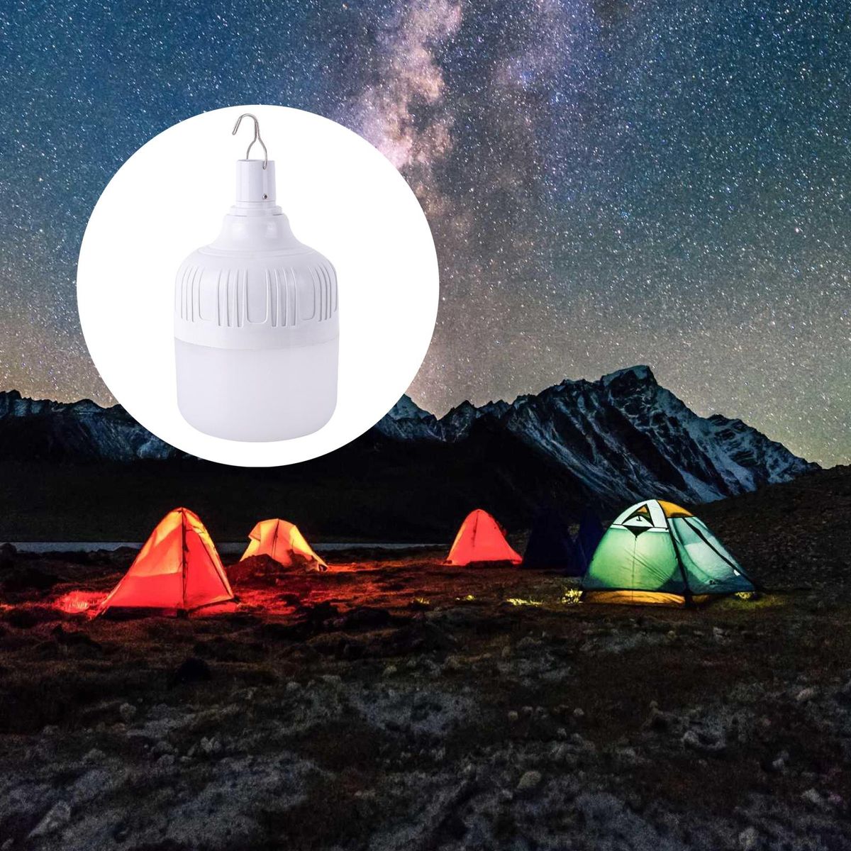 Hanging USB LED Light Bulb Tent Lamp Energy Saving Night