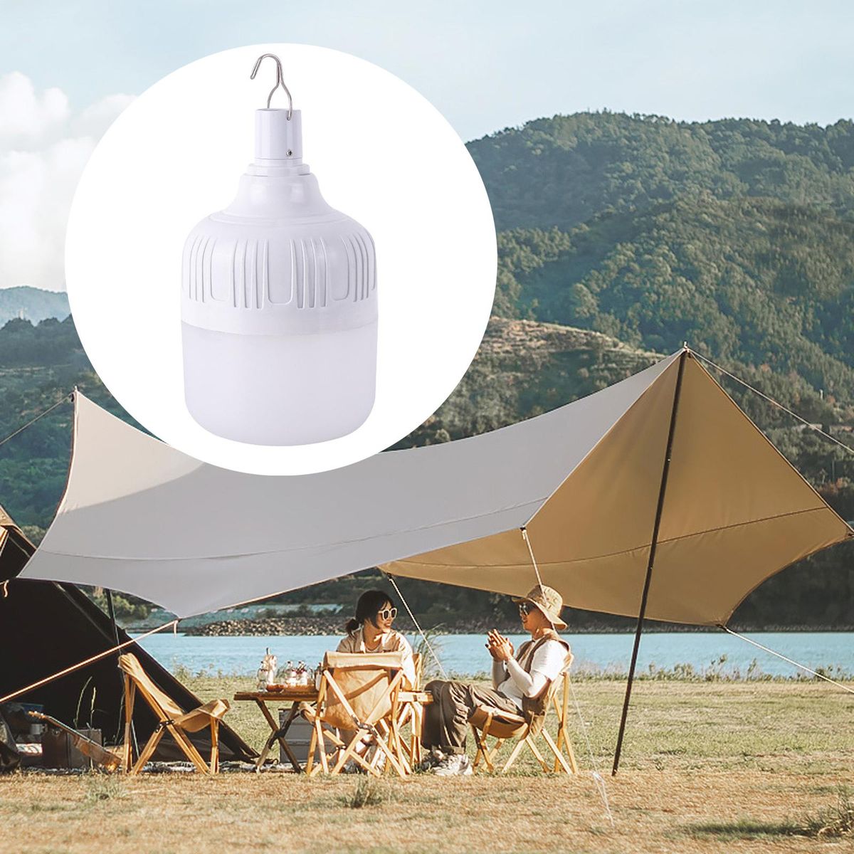 Hanging USB LED Light Bulb Tent Lamp Energy Saving Night