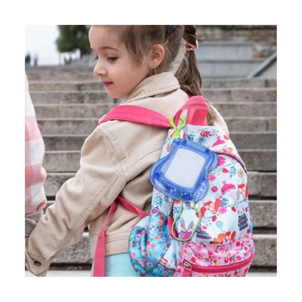 12 Pack Mini Drawing Board for Kids Bulk Backpack Keychain Clip