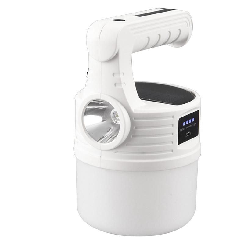 Solar Camping Light USB Rechargeable Bulb Outdoor Waterproof