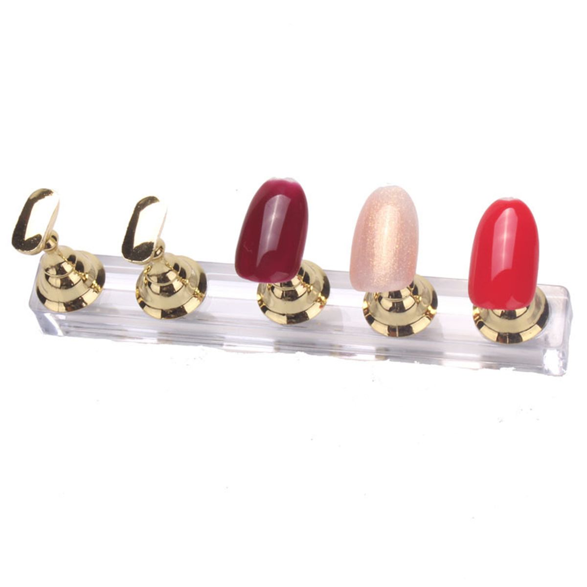 Nail Tips Display Stand Checkerboard Chessman-Plating Pink*