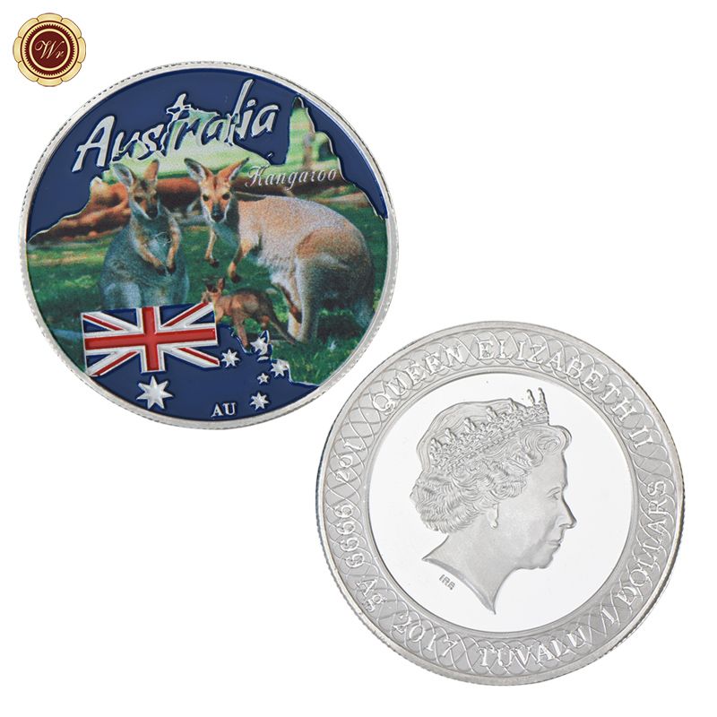 WR 8pcs Australia Animal Set Challenge Coin Commemorative