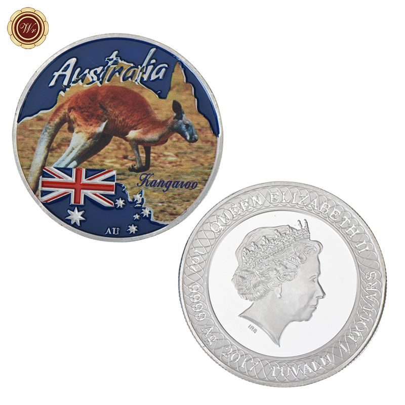 WR 8pcs Australia Animal Set Challenge Coin Commemorative