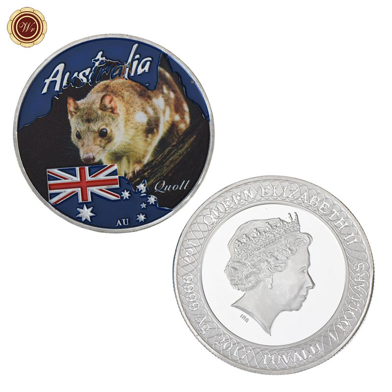 WR 8pcs Australia Animal Set Challenge Coin Commemorative