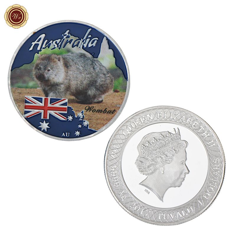 WR 8pcs Australia Animal Set Challenge Coin Commemorative