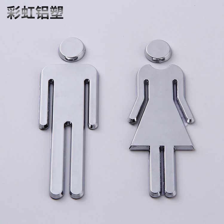 Manufacturers Supply Anti-stainless Steel Toilet Signs