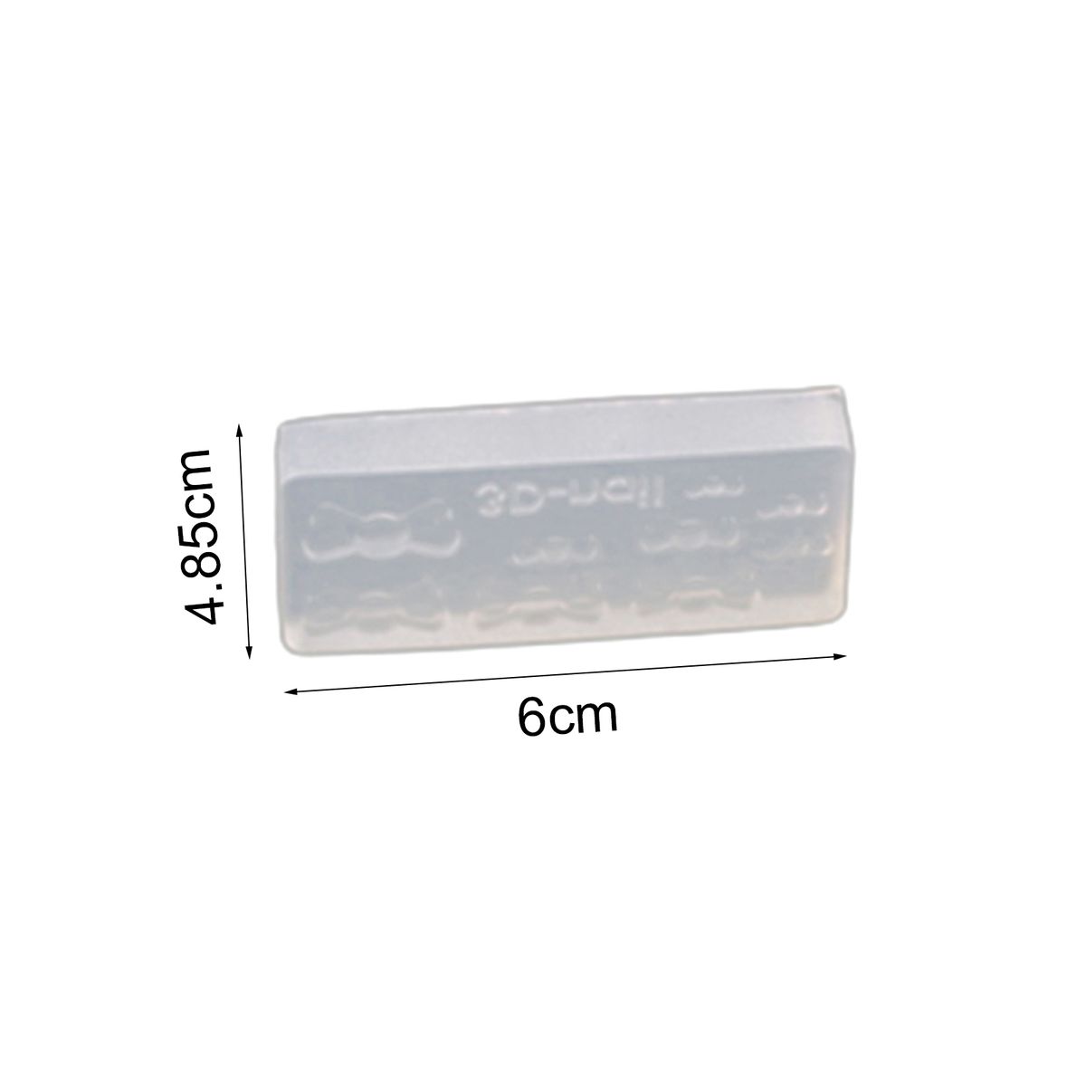 6Pcs Nail Art Molds Lightweight Transparent Acrylic Durable-