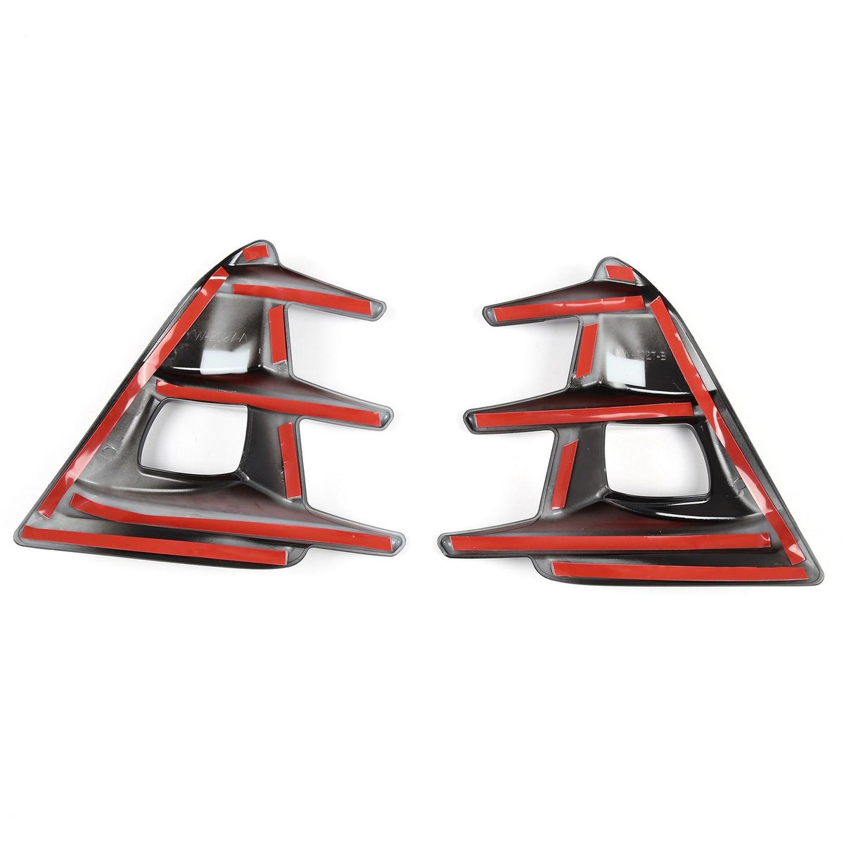 Car Styling Black Front Fog Light Lamp Decorative Frame Cover Fit for Toyota 86 2016-2020 Exterior Accessories