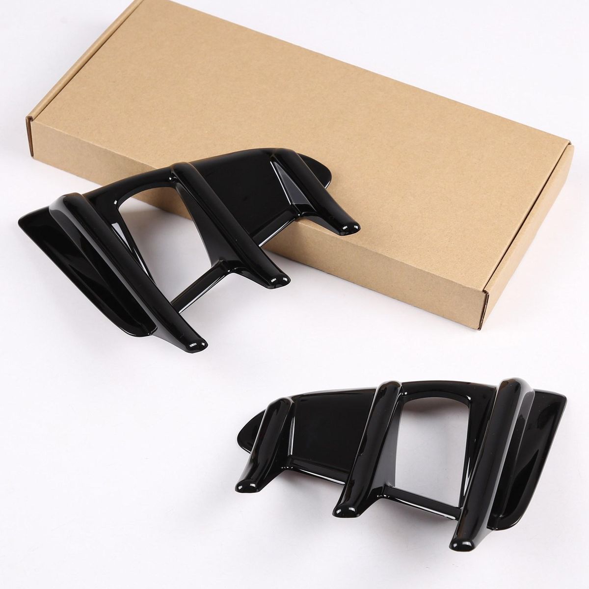 Car Styling Black Front Fog Light Lamp Decorative Frame Cover Fit for Toyota 86 2016-2020 Exterior Accessories