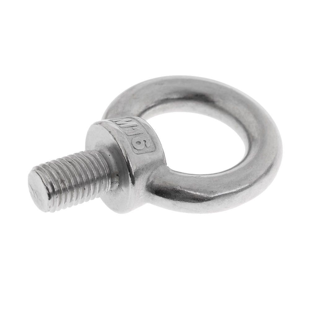 M16x25 Stainless Steel Eyebolts Shoulder Lifting Ring Eye Bolt Screw