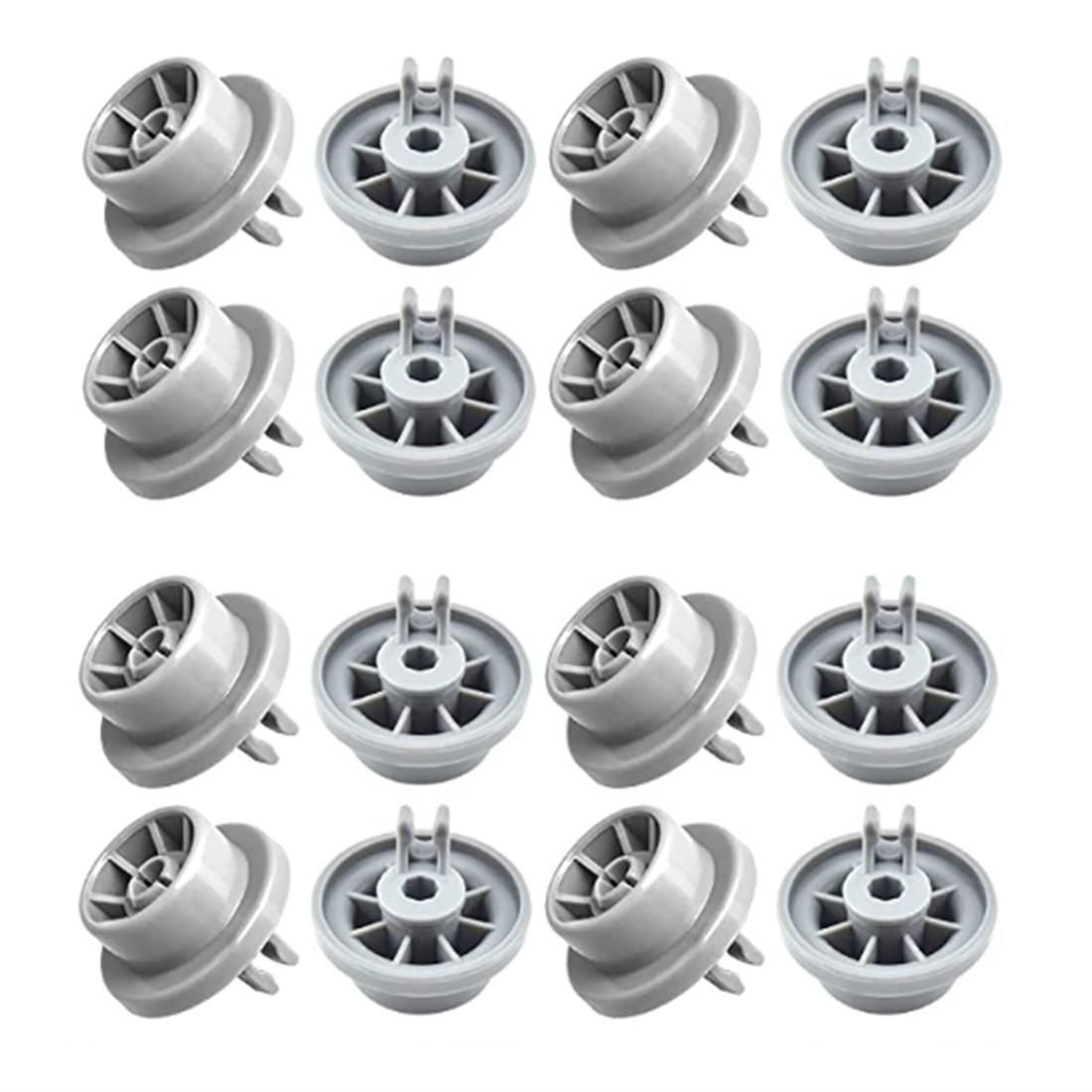 16Pcs Dishwasher Wheel Fit for Whirlpool and Siemens