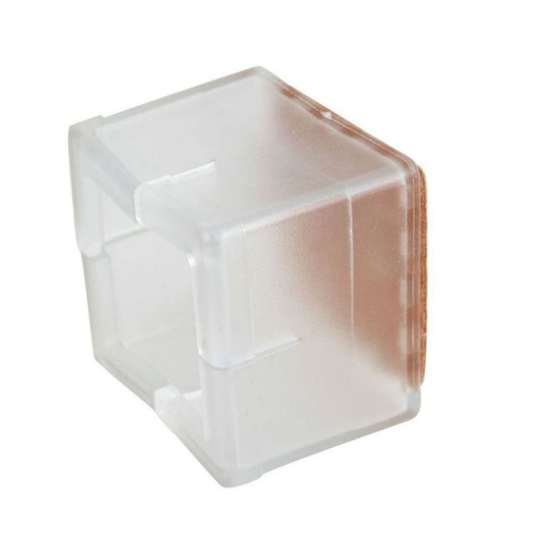 2 PCS Square Chair Leg Rubber Protector