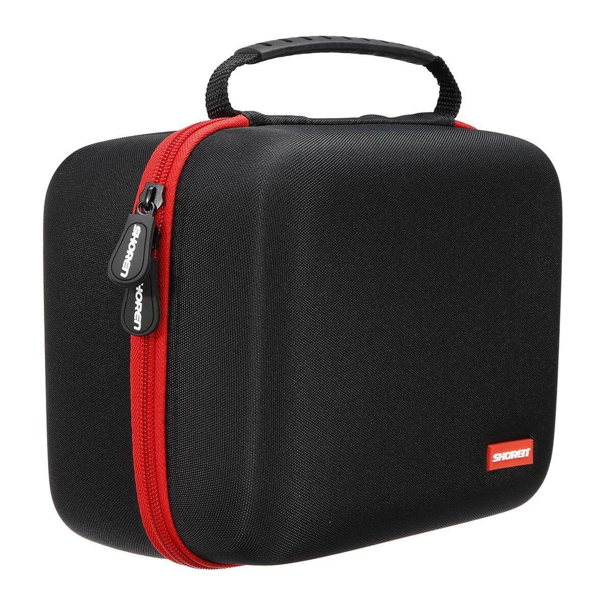 Portable Hard EVA Case Carry Storage Box + 2x Connector For Oculus Go VR Headset Red And Black