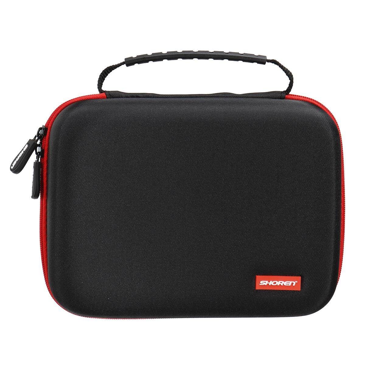 Portable Hard EVA Case Carry Storage Box + 2x Connector For Oculus Go VR Headset Red And Black
