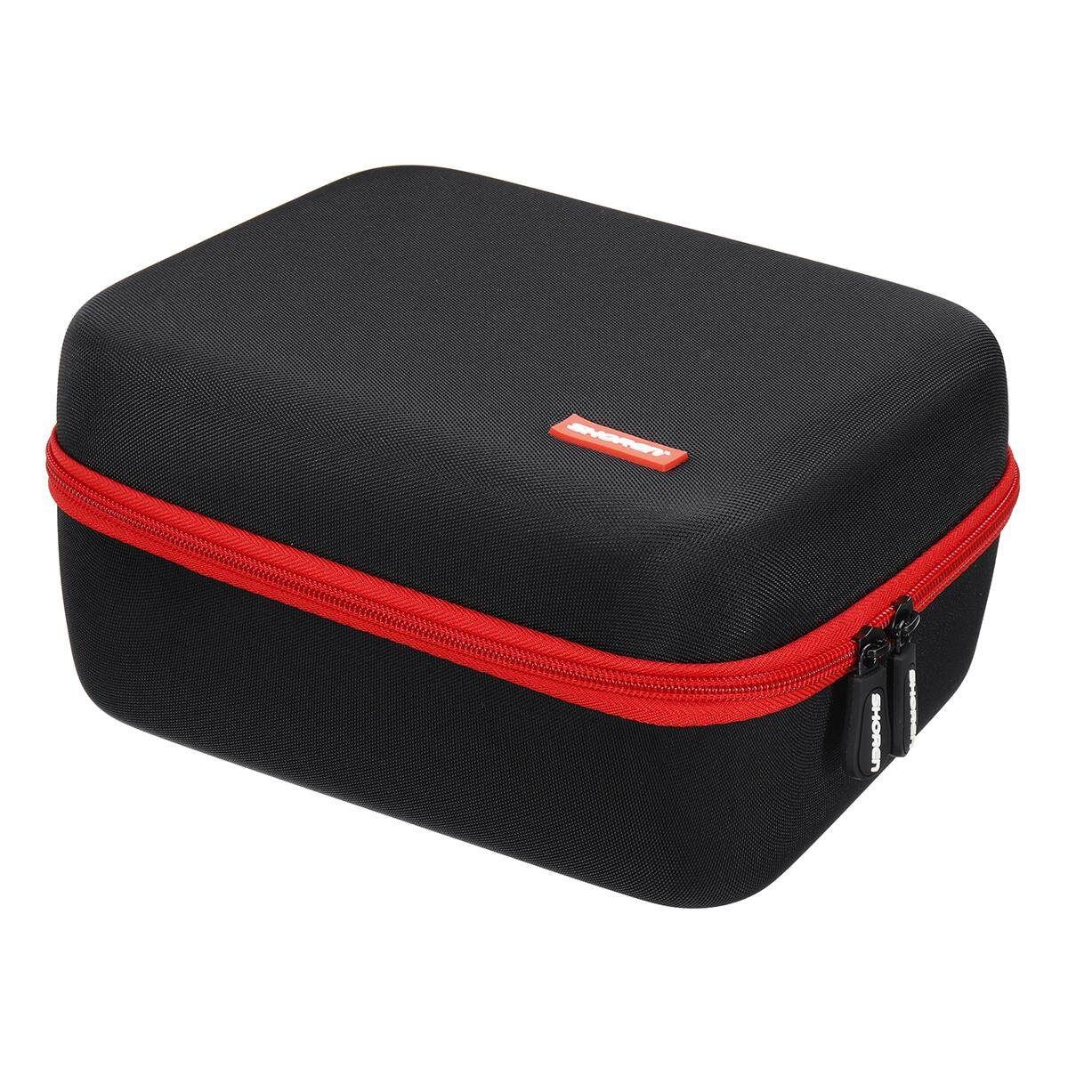 Portable Hard EVA Case Carry Storage Box + 2x Connector For Oculus Go VR Headset Red And Black