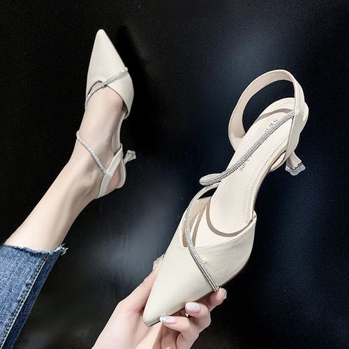 Women's Platform High Heel Fashion Sandals-Beige