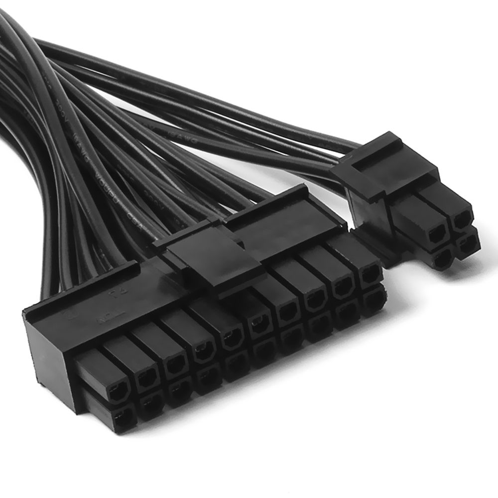 24Pin Dual Power Supply Adapter Cable 24 Pin Extension Cable