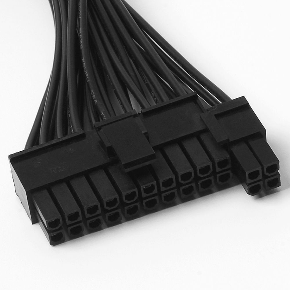 24Pin Dual Power Supply Adapter Cable 24 Pin Extension Cable