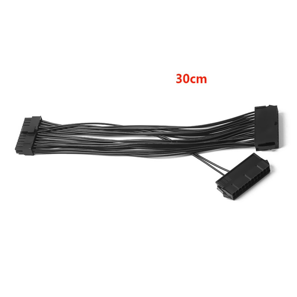 24Pin Dual Power Supply Adapter Cable 24 Pin Extension Cable