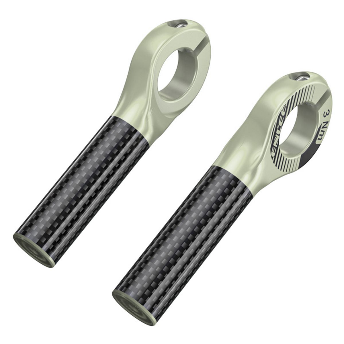 Carbon Fiber Bicycle Handlebar Ends Mountain Bike Handlebar