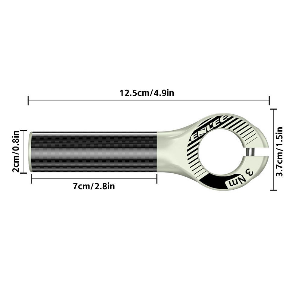 Carbon Fiber Bicycle Handlebar Ends Mountain Bike Handlebar