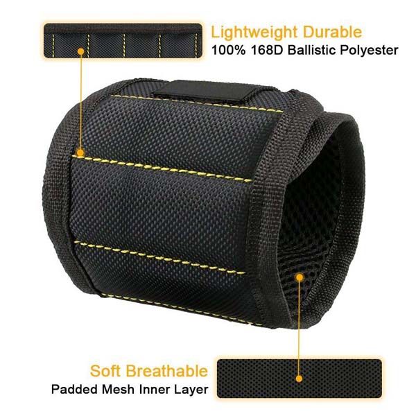 Magnetic Wristband Support Band For Holding Screws Nail