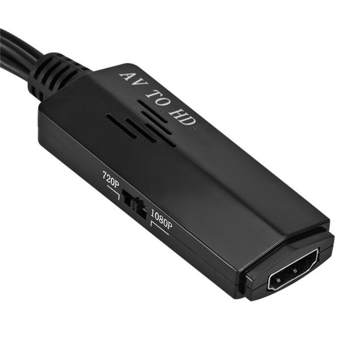1 Piece Video Converter AV To HDMI Scaler Adapter USB Long Line