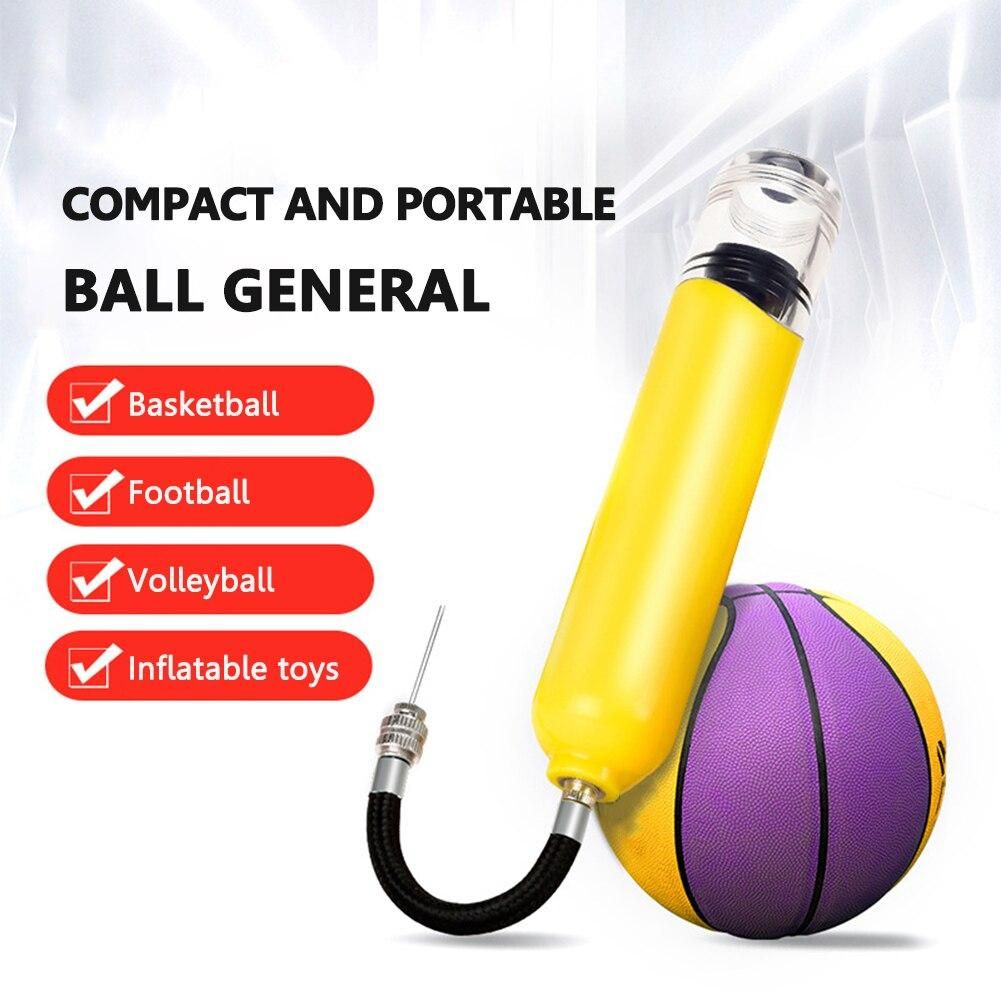 Multi-Purpose Mini Hand Pump with Air Needle Valve Portable  Cycling Tire Inflator Air Pump for Basketball Football Kayak Ball