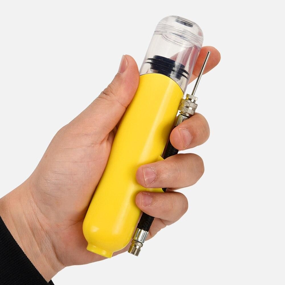 Multi-Purpose Mini Hand Pump with Air Needle Valve Portable  Cycling Tire Inflator Air Pump for Basketball Football Kayak Ball