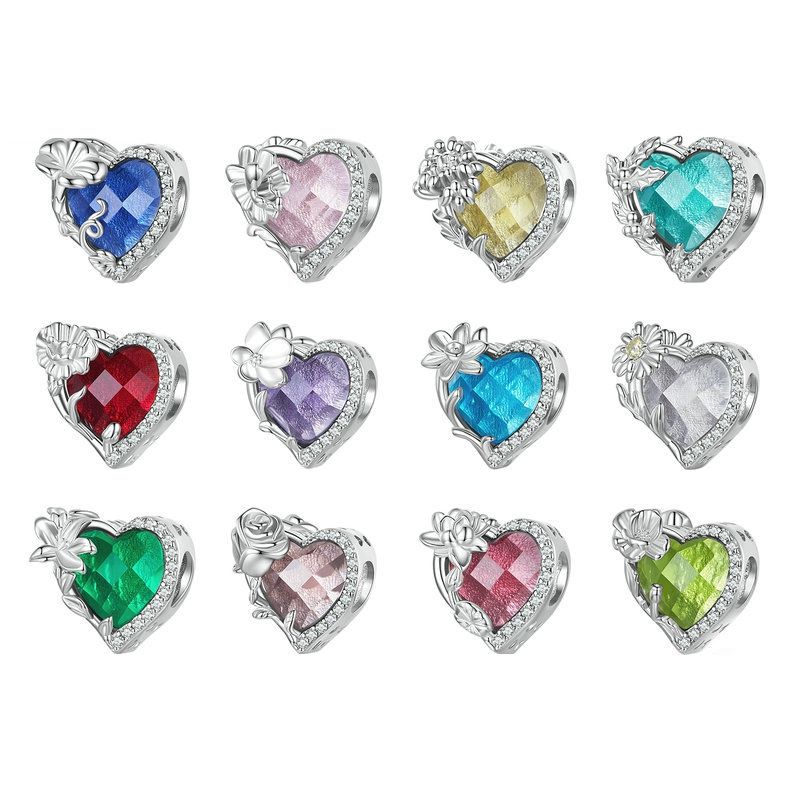 BSC660 Month Birth Stone Bracelet Beads Accessories January