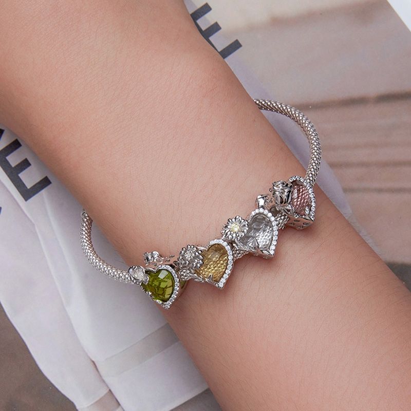 BSC660 Month Birth Stone Bracelet Beads Accessories January