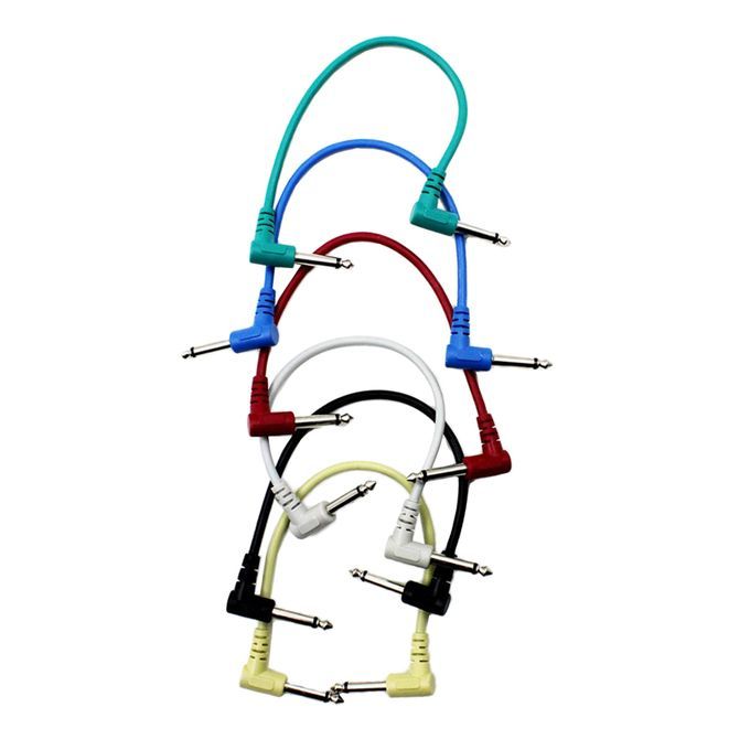 6x Guitar Effect Pedal Board Cable Audio Wire For Guitar Effector 6